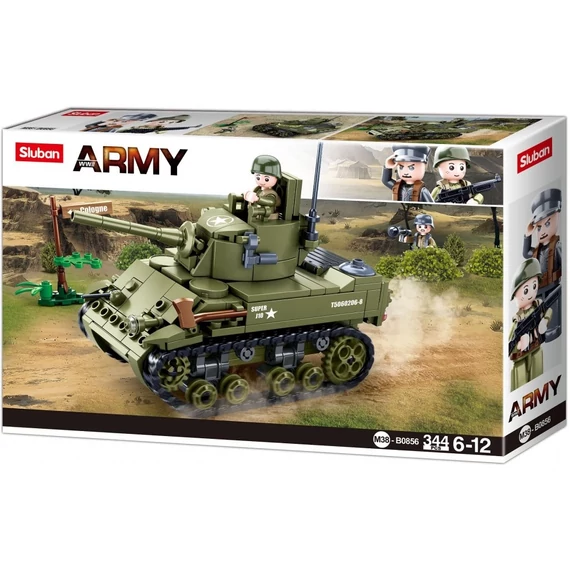 Sluban Army WW2 M38-B0856 kis szövetséges harckocsi